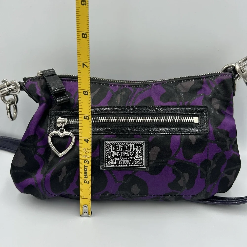 Coach Daisy‎ Ocelot Purple Demi Hobo # H1281-F20024